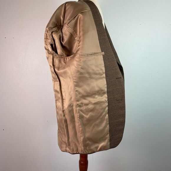 Jos. A. Banks Brown Wiol Textured Sport Coat with Notched Lapel Size 42S EUC - Picture 10 of 10